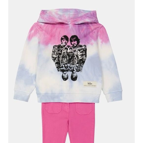 NWT Stella McCartney kids Beatles edition tie- die hoodie Size 6 - Picture 7 of 8